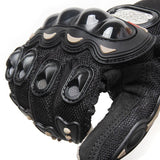 Gants Moto (Textile) Noir Racing Pro-Biker