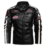 Veste Biker Speed Race Black (Simili Cuir) - Antre du Motard