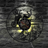 Horloge Murale Moto Figure Moto Cross