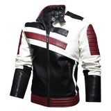 Veste Biker Red Infernal Style (Simili Cuir) - Antre du Motard