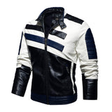 Veste Biker Blue Cool Style (Simili Cuir)