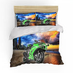 Housse de Couette Moto Kawasaki Sportive