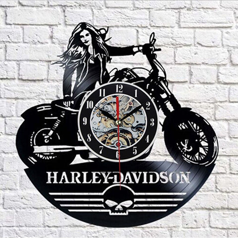 Horloge Murale Moto<br> Harley Davidson - Antre du Motard