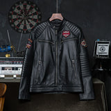 Blouson Cuir Biker Indien